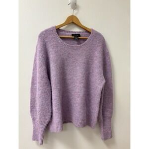 Karen Kane Lavender Sweater Women's  Pullover Crewneck Sz XL Boho